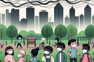 Los efectos del aire contaminado en la salud de los niños.