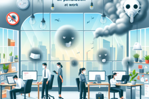 Los peligros de la contaminación del aire en el trabajo.