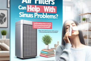 ¿Los filtros de aire pueden ayudar con los problemas de sinusitis?